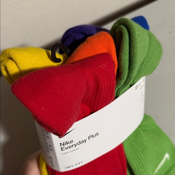 Nike Other - Nike Socks 6 Pack Primary Colors
